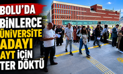 BOLU’DA BİNLERCE ÜNİVERSİTE ADAYI AYT İÇİN TER DÖKÜYOR