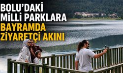 Bolu'daki milli parklara bayramda ziyaretçi akını