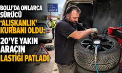 BOLU'DA ONLARCA SÜRÜCÜ ‘ALIŞKANLIK' KURBANI OLDU: 20'YE YAKIN ARACIN LASTİĞİ PATLADI