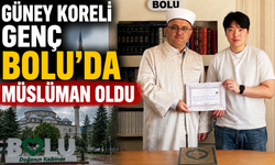 GÜNEY KORELİ GENÇ BOLU'DA MÜSLÜMAN OLDU