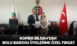 KOPİER BİLİŞİM’DEN BOLU BAROSU ÜYELERİNE ÖZEL FIRSAT