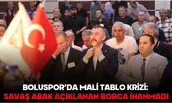 Boluspor’da mali tablo krizi: Savaş Abak açıklanan borca inanmadı