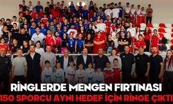 RİNGLERDE MENGEN FIRTINASI! 150 Sporcu Aynı Hedef İçin Ringe Çıktı