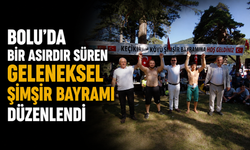 Bolu'da bir asırdır süren geleneksel Şimşir bayramı düzenlendi