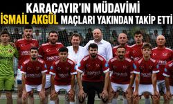 Karaçayır'ın Müdavimi İsmail Akgül Maçları Yakından Takip Etti