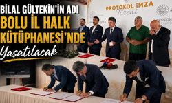 Bilal Gültekin’in Adı Bolu İl Halk Kütüphanesi’nde Yaşatılacak