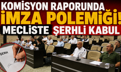 KOMİSYON RAPORUNDA İMZA POLEMİĞİ! MECLİSTE ŞERHLİ KABUL