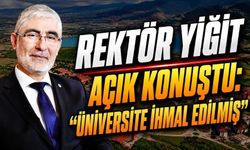 Rektör Yiğit Açık Konuştu: “Üniversite İhmal Edilmiş”