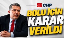 CHP Genel Merkezi Bolu İçin Kararını Verdi