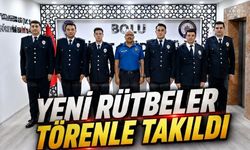 Başkomiserliğe Terfi Eden Polislere Rütbeleri Takıldı