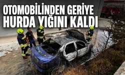 Tüm Birikimiyle Aldığı Otomobil Alevlere Teslim Oldu