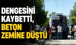 Balkonda Dengesini Kaybetti, Hastaneye Kaldırıldı