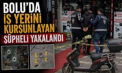 BOLU'DA İŞ YERİNİ KURŞUNLAYAN ŞÜPHELİ YAKALANDI