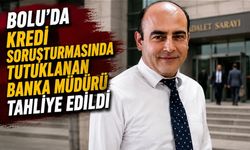 BOLU’DA KREDİ SORUŞTURMASINDA TUTUKLANAN BANKA MÜDÜRÜ TAHLİYE EDİLDİ