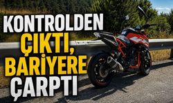 Bolu'da Kontrolden Çıkan Motosiklet Bariyere Saplandı: 1 Yaralı