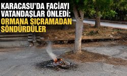 KARACASU’DA FACİAYI VATANDAŞLAR ÖNLEDİ: ORMANA SIÇRAMADAN SÖNDÜRDÜLER