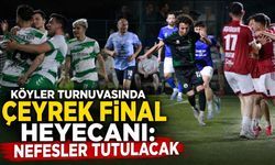 KÖYLER TURNUVASINDA ÇEYREK FİNAL HEYECANI: NEFESLER TUTULACAK