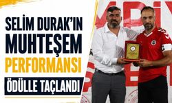 SELİM DURAK’IN MUHTEŞEM PERFORMANSI ÖDÜLLE TAÇLANDI