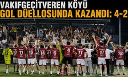 VAKIFGEÇİTVEREN KÖYÜ GOL DÜELLOSUNDA KAZANDI: 4-2