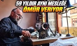 13 Yaşında Başladı, 59 Yıldır Tezgâhın Başında