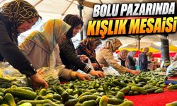 Kış Kapıda, Bolulular Pazarda: Salçalık ve Turşuluğa Yoğun İlgi