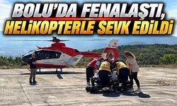 Bolu’da Fenalaşan 17 Yaşındaki Genç İçin Ambulans Helikopter Havalandı