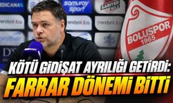 Boluspor'da Daniel Farrar dönemi sona erdi