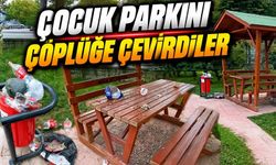 Bolu'da Parkı Bu Halde Gören Vatandaş İsyan Etti