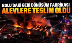 Bolu’daki fabrika yangınında yaklaşık 4 saat geride kaldı: 1 yaralı