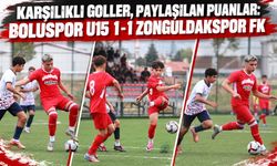 Karşılıklı Goller, Paylaşılan Puanlar: Boluspor U15 1-1 Zonguldakspor FK