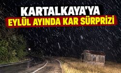 KARTALKAYA’YA EYLÜL AYINDA KAR SÜRPRİZİ