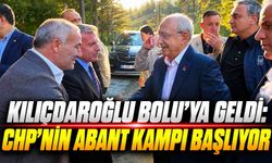 CHP Genel Başkanı Kılıçdaroğlu, 3 günlük CHP kampı için Bolu'ya geldi