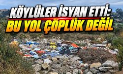 Bolu'da Duyarsızlık Yolçatı-Yumrukaya Yolunu Çöplüğe Çevirdi