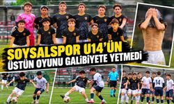 SOYSALSPOR U14’ÜN ÜSTÜN OYUNU GALİBİYETE YETMEDİ