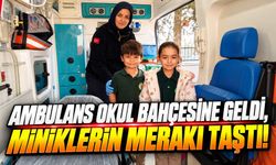 Okul Bahçesine Gelen Ambulansın Bu Kez Görevi Farklıydı