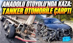 Bolu Dağı’nda Tankerle Otomobil Çarpıştı: 1 Yaralı