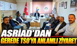 ASRİAD Bolu’dan Gerede TSO’ya Hayırlı Olsun Ziyareti