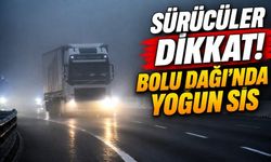 Bolu Dağı’nda Göz Gözü Görmüyor! Görüş Mesafesi 30 Metreye Düştü