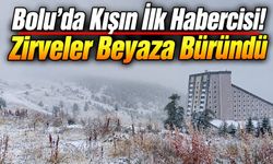 Bolu’da Termometreler Eksiyi Gördü, Kar Başladı!