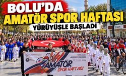 BOLU'DA AMATÖR SPOR HAFTASI YÜRÜYÜŞLE BAŞLADI