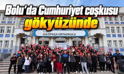 Bolu’da Cumhuriyet coşkusu 103 uçurtmayla gökyüzüne taşındı