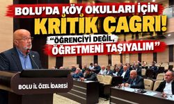 BOLU’DA KÖY OKULLARI İÇİN KRİTİK ÇAĞRI!  “ÖĞRENCİYİ DEĞİL, ÖĞRETMENİ TAŞIYALIM”
