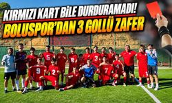 Boluspor U16, Kastamonu Deplasmanında 10 Kişiyle Destan Yazdı: 3-1!
