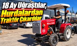 Baba Oğul El Ele Verdi, Hurdadan Traktör Yaptı