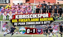 KIBRISCIKSPOR GOL FIRSATLARINI HARCADI, ÜÇ PUAN ZONGULDAK'A GİTTİ