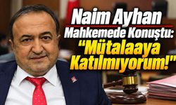Bolu Belediyesi Davasında Naim Ayhan Savunma Yaptı