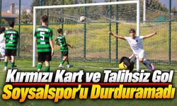 Soysalspor U16, 10 Kişi Kaldığı Maçta Pes Etmedi: 1-1