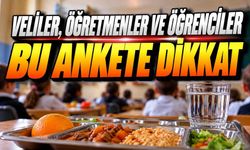 Öğrencilere Ücretsiz Yemek İçin Kritik Anket Başladı