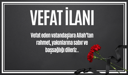Bolu’da Vefat İlanları (01.06.2025)