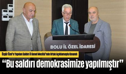 Özgür Özel’e Yapılan Saldırı İl Genel Meclisi’nde Ortak Açıklamayla Kınandı